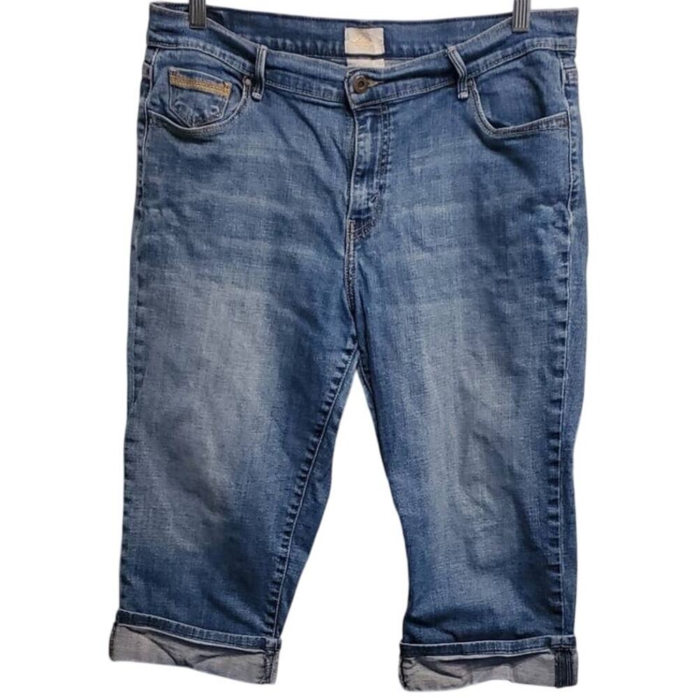 Levi's 515 Capri Woman's y2k Denim Jeans Plus Size 14